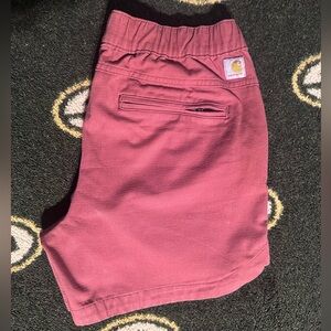 Carhartt Women’s Force Ripstop Work Shorts Size S (4-6) Red